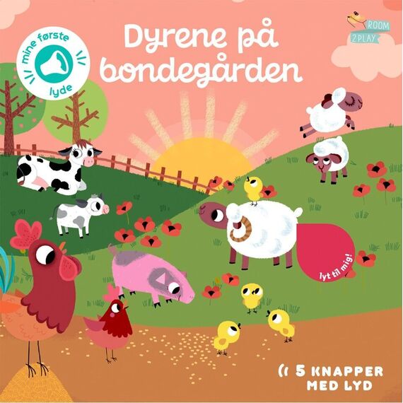Room2Play - Pegebog med lyd - Dyrene på bondegården (Danish) - (R2P1116) / Toys - Αταξινόμητα -  - Techbox