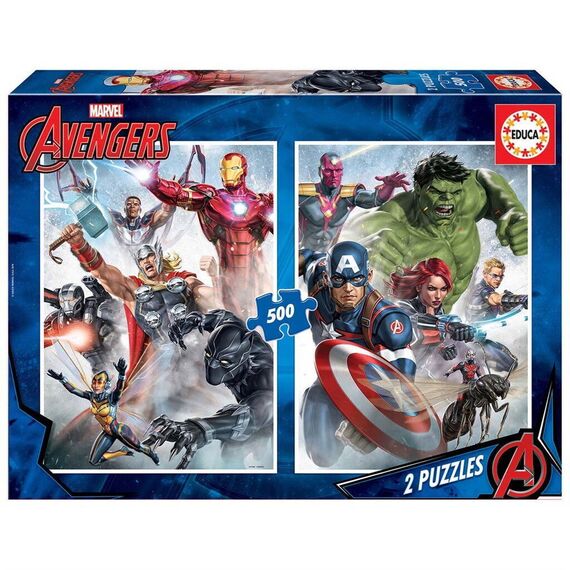 Puzzle - 2x500 Pieces - Avengers (80-17994) / Toys |  Techbox