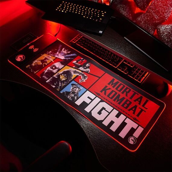 Numskull Mortal Kombat - Oversize Gaming Mat & Mobile Charger / Fan Shop and Merchandise | Techbox