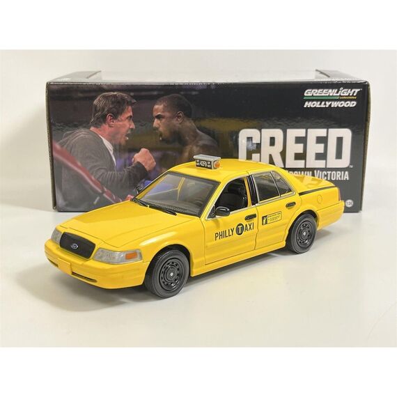 Greenlight Collectibles - 1/24 Creed (2015) - 1999 Ford Crown Victoria Philly Taxi / Fan Shop and Merchandise - Replicas - Collectibles - Techbox