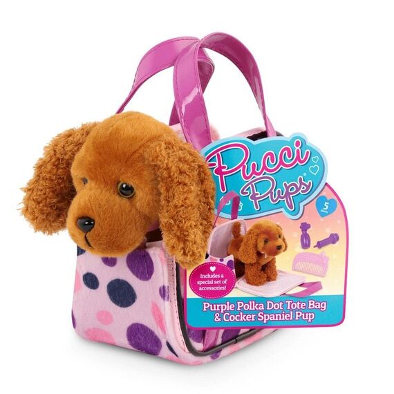 Pucci Pups - Pucci Dog in dotted bag  (708408) / Toys |  Techbox