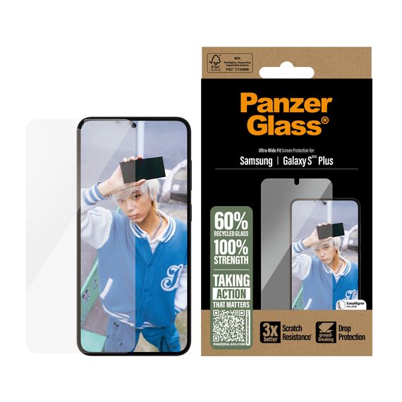 PanzerGlass - Screen Protector Galaxy S 2025 Plus, UWF / Electronics