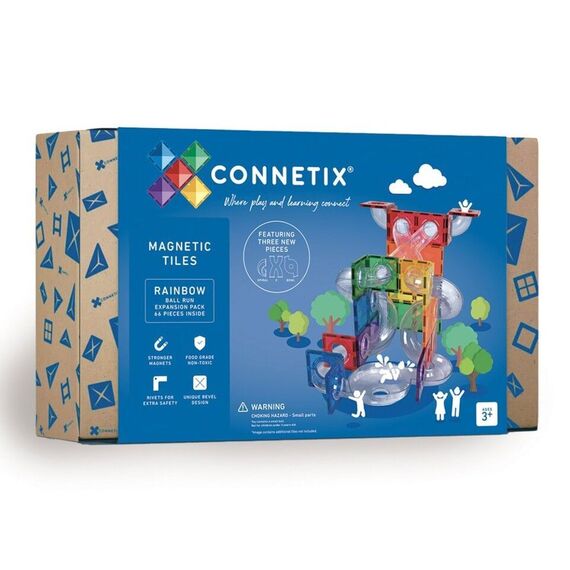 Connetix - Ball Run Expansion Pack - Rainbow (CT-R-00066-BR) / Toys