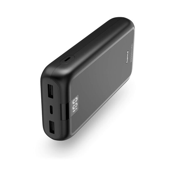 HAMA - Powerbank 20000mAh 2xUSB-A+1xUSB-C Anthracite / Electronics - Powerbanks - Smartphone Chargers - Techbox