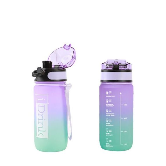 I-Drink - Tritan Bottle - 500 ml purple and aquamarine (ID2120) / Toys |  Techbox