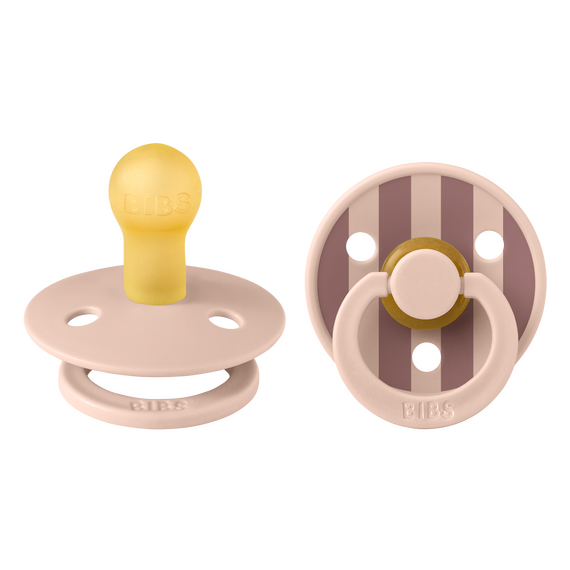 BIBS - Pacifier Studio Colour 2 PACK Block Latex - Blush Mix - Size 1 / Baby and Children - Αταξινόμητα -  - Techbox