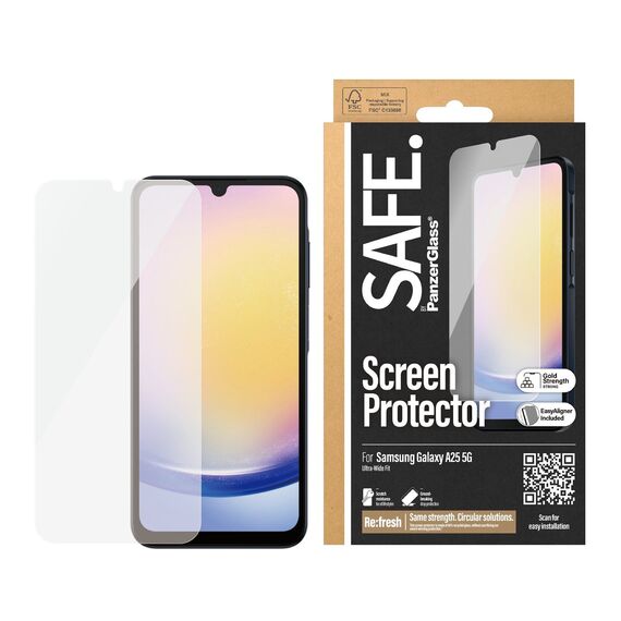 SAFE by PanzerGlass - Screen Protector - Samsung Galaxy A25 5G - Ultra-Wide Fit / Electronics - Αταξινόμητα -  - Techbox