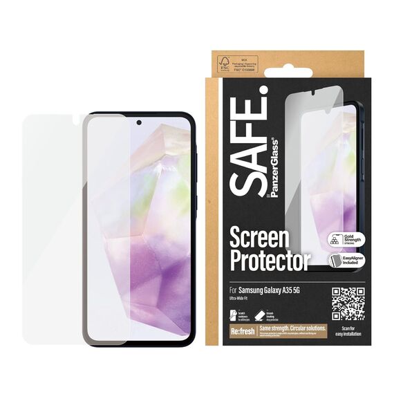 SAFE by PanzerGlass -  Screen Protector - Samsung Galaxy A35 5G - Ultra-Wide Fit / Electronics - Αταξινόμητα -  - Techbox