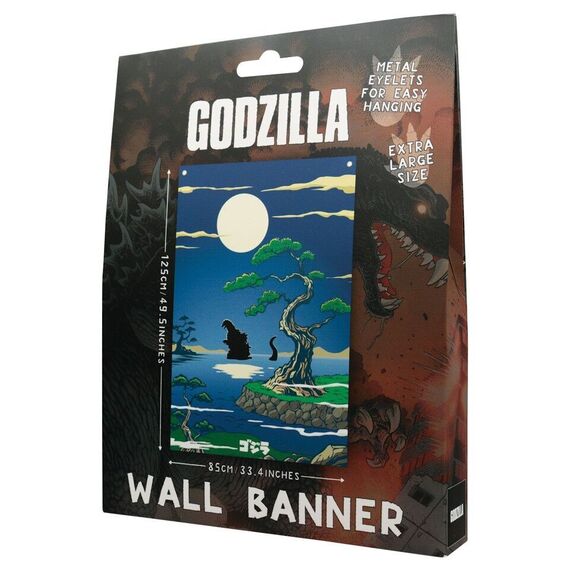 Godzilla Wall Banner / Fan Shop and Merchandise - Home Decoration - Gifts - Techbox