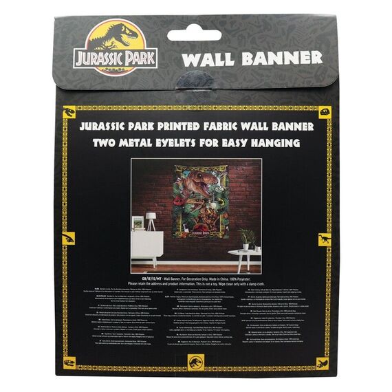 Jurassic Park Wall Banner / Fan Shop and Merchandise |  Techbox
