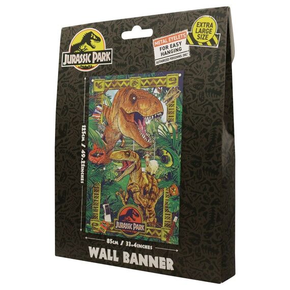 Jurassic Park Wall Banner / Fan Shop and Merchandise |  Techbox