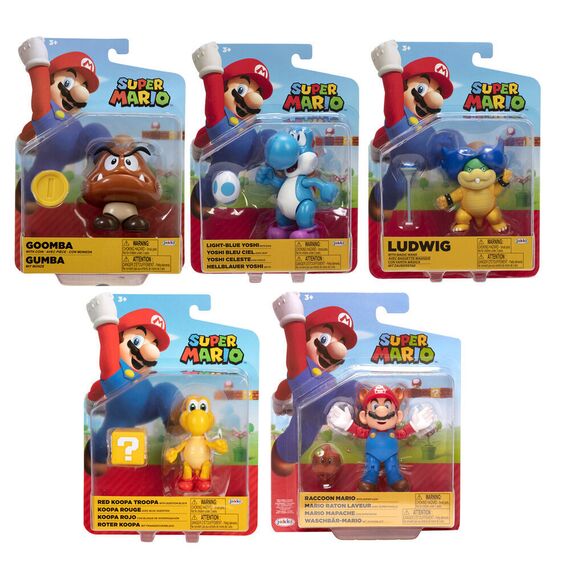 Nintendo Super Mario assorted figure 10cm (Random Pick) |  Techbox