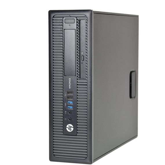 HP Elitedesk 800 G1 SFF i5-4570/8GB/256GB SSD/DVDRW Windows 10 Pro USED A | Techbox