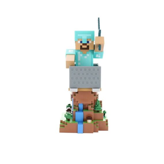 Cable Guys - Minecraft: Steve In Diamond Armour R.E.S.T / PlayStation 5 | Techbox
