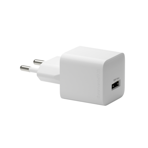 Dbramante1928 -  Re-charge - Wall Charger GaN - USB-A 18W EU - White / Electronics