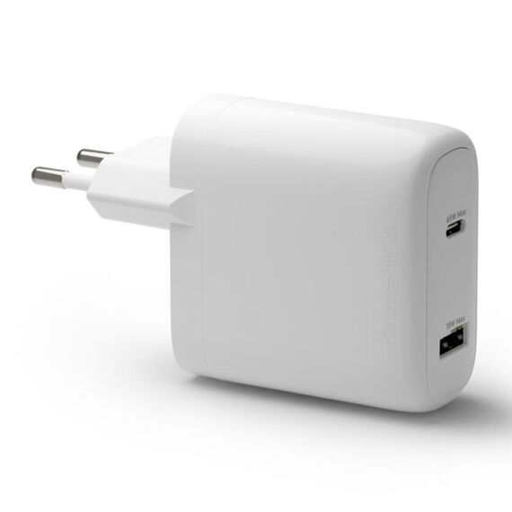 Dbramante1928 - Re-charge - Wall Charger GaN - USB-C 65W+18W EU - White / Electronics