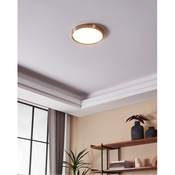 EGLO - Fueva-Z ceiling light brushed steel Ø28.5 - TW - Zigbee, Bluetooth / Electronics | Techbox