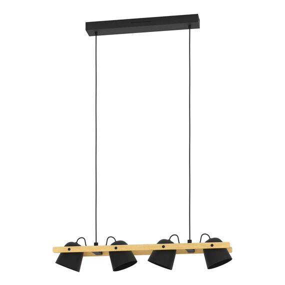 EGLO - Hornwood-Z long table pendant natural and black L78 - RGB + TW - Zigbee, Bluetooth / Electronics - Αταξινόμητα -  - Techbox