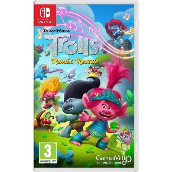 DreamWorks Trolls Remix Rescue (Code in Box) / Nintendo Switch | Techbox