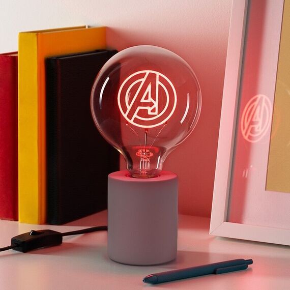 Marvel Avengers - Led Neon Bulb Lamp / Fan Shop and Merchandise |  Techbox