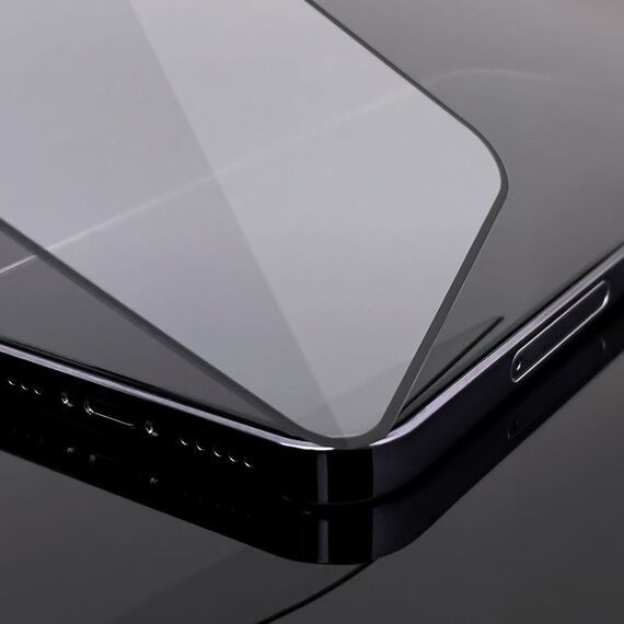 Wozinsky super durable Full Glue tempered glass full screen with frame Case Friendly Motorola Edge 30 black | Techbox