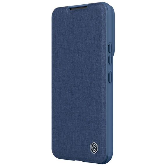 Nillkin Qin Cloth Pro Case for Samsung Galaxy S23+ Flip Cover Camera Cover blue - Samsung Cases - Cases - Techbox