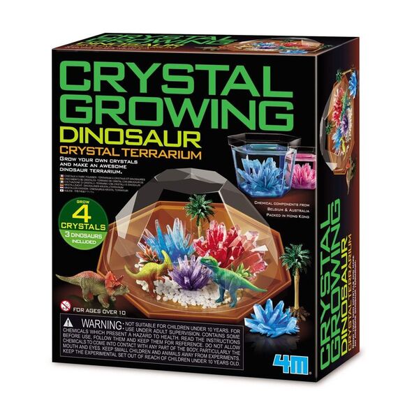 4M - Crystal Growing / Dinosaur Crystal Terrarium (EU) - (4M-03926) / Toys
