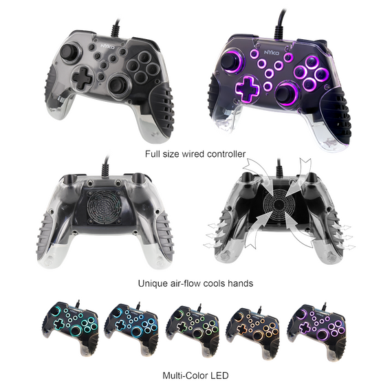 Nyko Air Glow Wired Controller For Switch / Nintendo Switch - Παιχνίδια Nintendo Switch - Τίτλοι Παιχνιδιών - Techbox