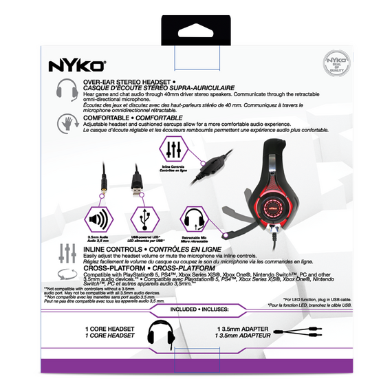 Nyko Core Headset / PlayStation 5 - Παιχνίδια PS5 - Τίτλοι Παιχνιδιών - Techbox