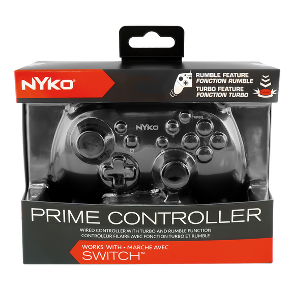 Nyko Prime Wired Controller - Black For Switch / Nintendo Switch - Παιχνίδια Nintendo Switch - Τίτλοι Παιχνιδιών - Techbox