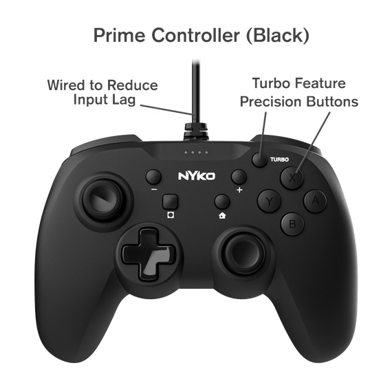 Nyko Prime Wired Controller - Black For Switch / Nintendo Switch - Παιχνίδια Nintendo Switch - Τίτλοι Παιχνιδιών - Techbox