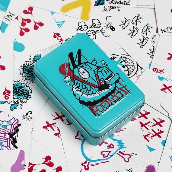 Fortnite Playing Cards in Tin / Fan Shop and Merchandise - Board Games - Various - Techbox