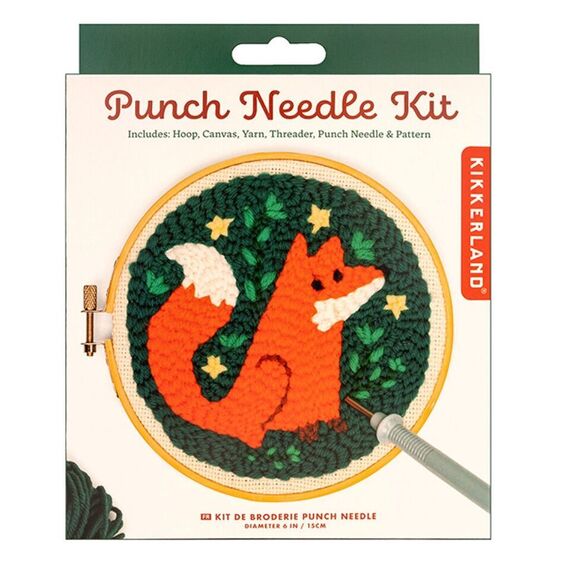 Kikkerland - Fox Punch Needle - (GG273) / Toys