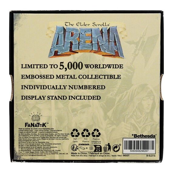 The Elder Scrolls Arena Floppy Disk Replica / Fan Shop and Merchandise |  Techbox