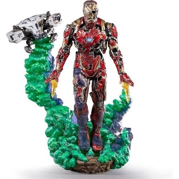 IronStudios - Marvel Spider-Man Far From Home: Deluxe BDS 1:10 Art Scale Staute - Iron Man Illusion / Fan Shop and Merchandise - Figurines - Collectibles - Techbox