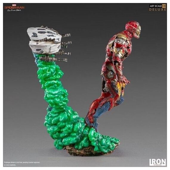IronStudios - Marvel Spider-Man Far From Home: Deluxe BDS 1:10 Art Scale Staute - Iron Man Illusion / Fan Shop and Merchandise - Figurines - Collectibles - Techbox