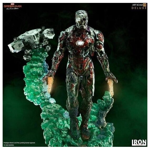 IronStudios - Marvel Spider-Man Far From Home: Deluxe BDS 1:10 Art Scale Staute - Iron Man Illusion / Fan Shop and Merchandise - Figurines - Collectibles - Techbox