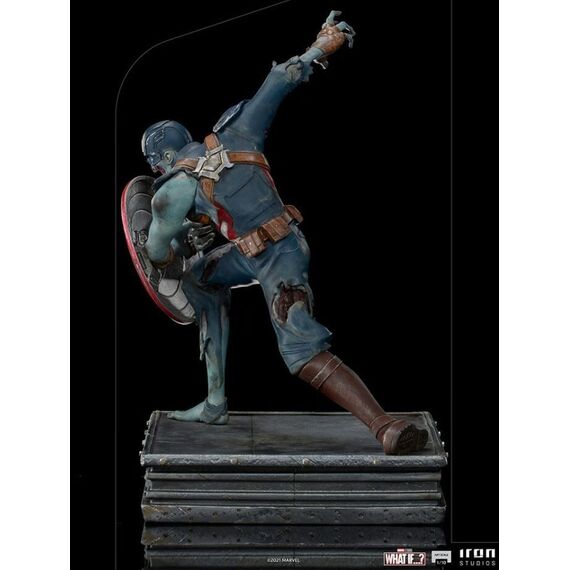 IronStudios - Marvel What If ... : 1:10 Art Scale Statue  - Zombie Captain America / Fan Shop and Merchandise |  Techbox