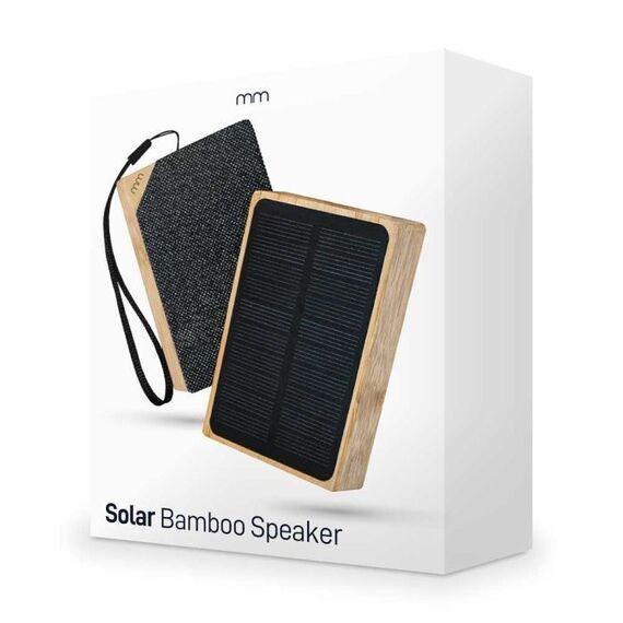Solar Bamboo Speaker / Gadgets