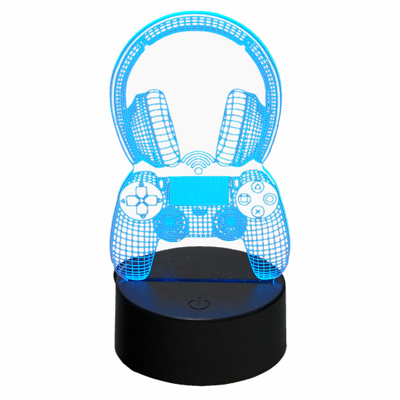 MECHARITE 3D LED Lampe - Controller & Headset / Gadgets