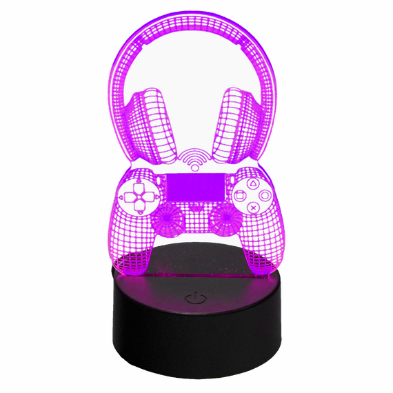 MECHARITE 3D LED Lampe - Controller & Headset / Gadgets