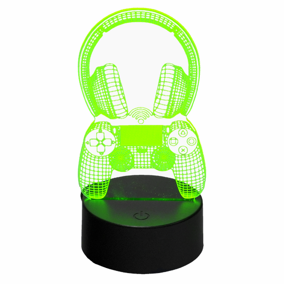 MECHARITE 3D LED Lampe - Controller & Headset / Gadgets