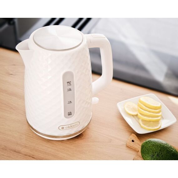 ELDOM C280B ELLI electric kettle 1.7 L 2200 W White | Techbox