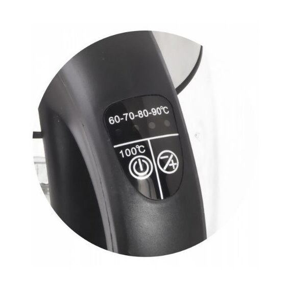 Esperanza EKK026 electric kettle 1.7 L 2200 W Black, Transparent | Techbox