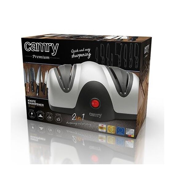 Camry CR 4469 Electric knife sharpener Black,Grey - Various - Food preparation - Techbox