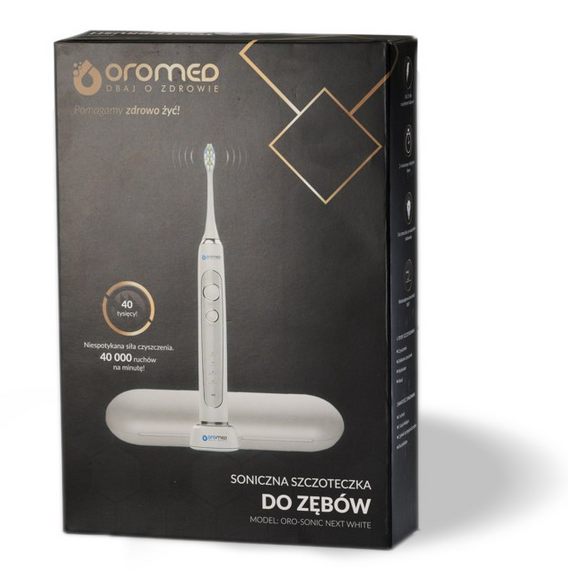 OROMED ORO-SONIC NEXT WHITE white sonic toothbrush - Διάφορα - ΠΡΟΣΩΠΙΚΗ ΦΡΟΝΤΙΔΑ - Techbox
