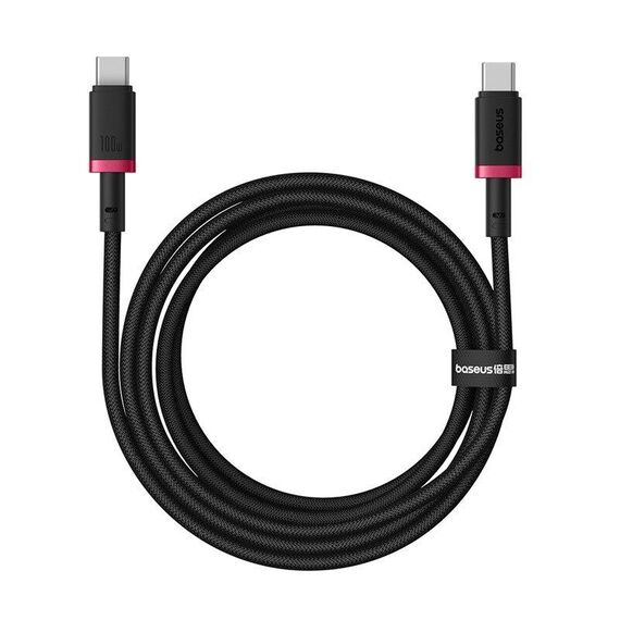 Baseus Dura Type C to Type C 100 W fast charging cable 2 m Black, Red | Techbox