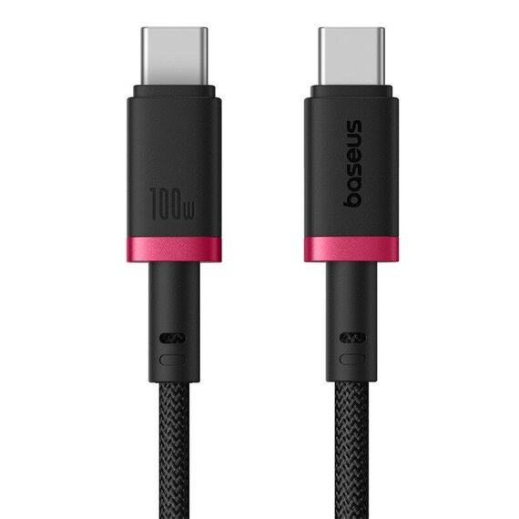 Baseus Dura Type C to Type C 100 W fast charging cable 2 m Black, Red | Techbox