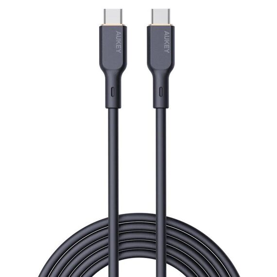 AUKEY CB-SCC101 USB-C Type-C Power Delivery PD 100W 5A 1m Silikon Black | Techbox