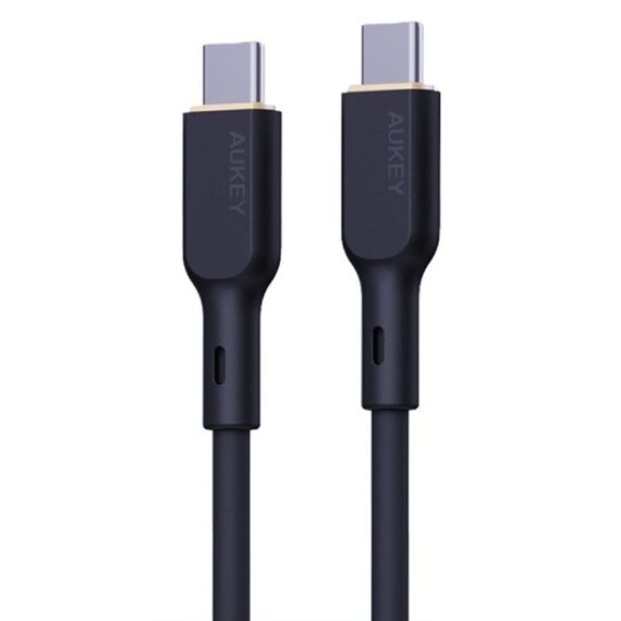 AUKEY CB-SCC101 USB-C Type-C Power Delivery PD 100W 5A 1m Silikon Black | Techbox